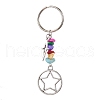 Tibetan Style Alloy Keychain KEYC-JKC00708-02-1