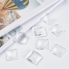 Transparent Glass Square Cabochons GGLA-A001-30mm-8