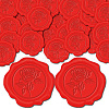 CRASPIRE Adhesive Wax Seal Stickers DIY-CP0010-69F-1