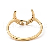 201 Stainless Steel Moon Phase Finger Ring for Women RJEW-A006-07G-1-3