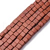 Natural Red Jasper Beads Strands G-G002-A12-2