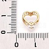 Brass Micro Pave Cubic Zirconia Charms KK-N261-19A-G-3