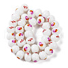 Printing Glass Beads for Necklaces Bracelets Making GLAA-B020-03A-03-3
