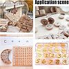 Unfinished Wooden Discs WOOD-WH0030-13-7
