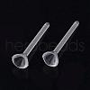 Plastic Rhinestone Setting Stud Earring Settings KY-R011-03-2