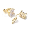 Brass Clip-on Earring Findings for Women EJEW-V002-04G-04-2