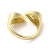 Rack Plating Brass Micro Pave Cubic Zirconia Finger Ring RJEW-C072-28G-3