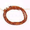 Natural Garnet Beads Strands G-F509-13-4mm-01-2