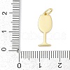 Brass Enamel Pendants KK-U062-02B-02-3