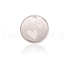 304 Stainless Steel Pendants STAS-CJC0003-48-1