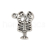 Tibetan Style Alloy Pendants PALLOY-V008-01G-AS-1
