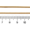 304 Stainless Steel Square Snake Chain Necklaces STAS-G244-83B-G-3