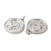Brass Micro Pave Cubic Zirconia Pendants KK-M246-28P-2