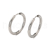 304 Stainless Steel Hoop Earrings EJEW-P177-P-24-1