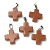 Synthetic Goldstone Pendants G-Z067-06P-07-2