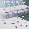 Natural Amethyst and Natural Rose Quart Chips Beads G-PH0031-02-4