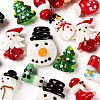 20Pcs 10 Style Christmas Themed Handmade Lampwork Beads LAMP-LS0001-09-5