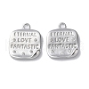 Brass Micro Pave Cubic Zirconia Pendants KK-F867-05P-1