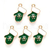 Alloy Enamel Pendants ENAM-S121-017B-2