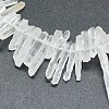 Natural Quartz Crystal Beads Strands G-P368-11-3