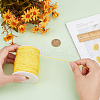   1 Roll 100 Yards Round Nylon Braided Thread NWIR-PH0002-22D-3