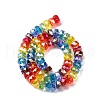Electroplate & Gradient Color Glass Beads Strands LAMP-M023-01-3