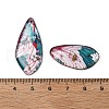 4Pcs Transparent Epoxy Resin Butterfly Wings Pendants RESI-C057-02B-3