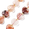 Natural Ferruginous Quartz Beads Strands G-B044-B17-01-2