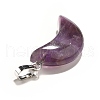 Natural Amethyst Pendants G-Z022-05D-3