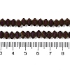 Electroplated Natural Lava Rock Beads Strands G-A234-F02-01F-4