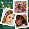 SUNNYCLUE 72Pcs 12 Styles Christmas Theme Opaque Resin Cabochons FIND-SC0011-35-5
