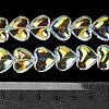 Electroplate Glass Beads Strands X-EGLA-B008-01A-AB02-5