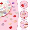 100Pcs Baking Paint Glass & Lampwork Beads Sets GLAA-CJ0002-68-3