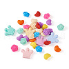 50Pcs 15 Style Food Grade Eco-Friendly Silicone Beads SIL-TA0001-10-2
