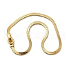 Stainless Steel Snake Chain Necklaces NJEW-H062-01G-2