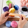 10Rolls 10 Colors Polyester Ribbon OCOR-TA0001-36B-8