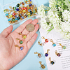 Glass Pendant Decorations HJEW-GL00007-3