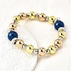304 & 201 Stainless Steel with Clay Bracelets BJEW-D314-01-4