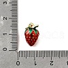 Brass with Enamel Charms KK-Q066-01B-G-3