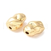 Nuggets Brass Beads KK-U064-19A-G-2