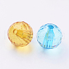 Transparent Acrylic Beads PL544Y-2