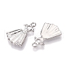 Rack Plating Alloy Pendants FIND-N005-11P-2