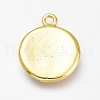Brass Enamel Pendants KK-H103-01Z-G-2