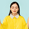 ANATTASOUL 2Pcs 2 Colors Detachable Cloth Lady's Collars DIY-AN0001-16-6