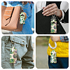Elastic Neoprene Keychains KEYC-WH0045-003-6
