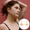 Unicraftale 16Pcs 2 Styles Brass Micro Pave Cubic Zirconia Charms KK-UN0002-12-6