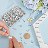 SOFPLATE 200Pcs Alloy Glue-on Flat Pad Bails FIND-SP0001-83P-3