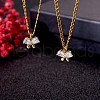 10Pcs Brass Micro Pave Clear Cubic Zirconia Charms KK-SZ0005-02-6