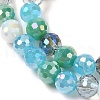 Electroplate Glass Beads Strands EGLA-C007-01D-3