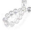 Transparent Electroplate Glass Beads Strands GLAA-T032-T8mm-AA13-4
